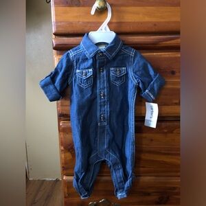 Carter's Denim Baby Outfit with Button Accents